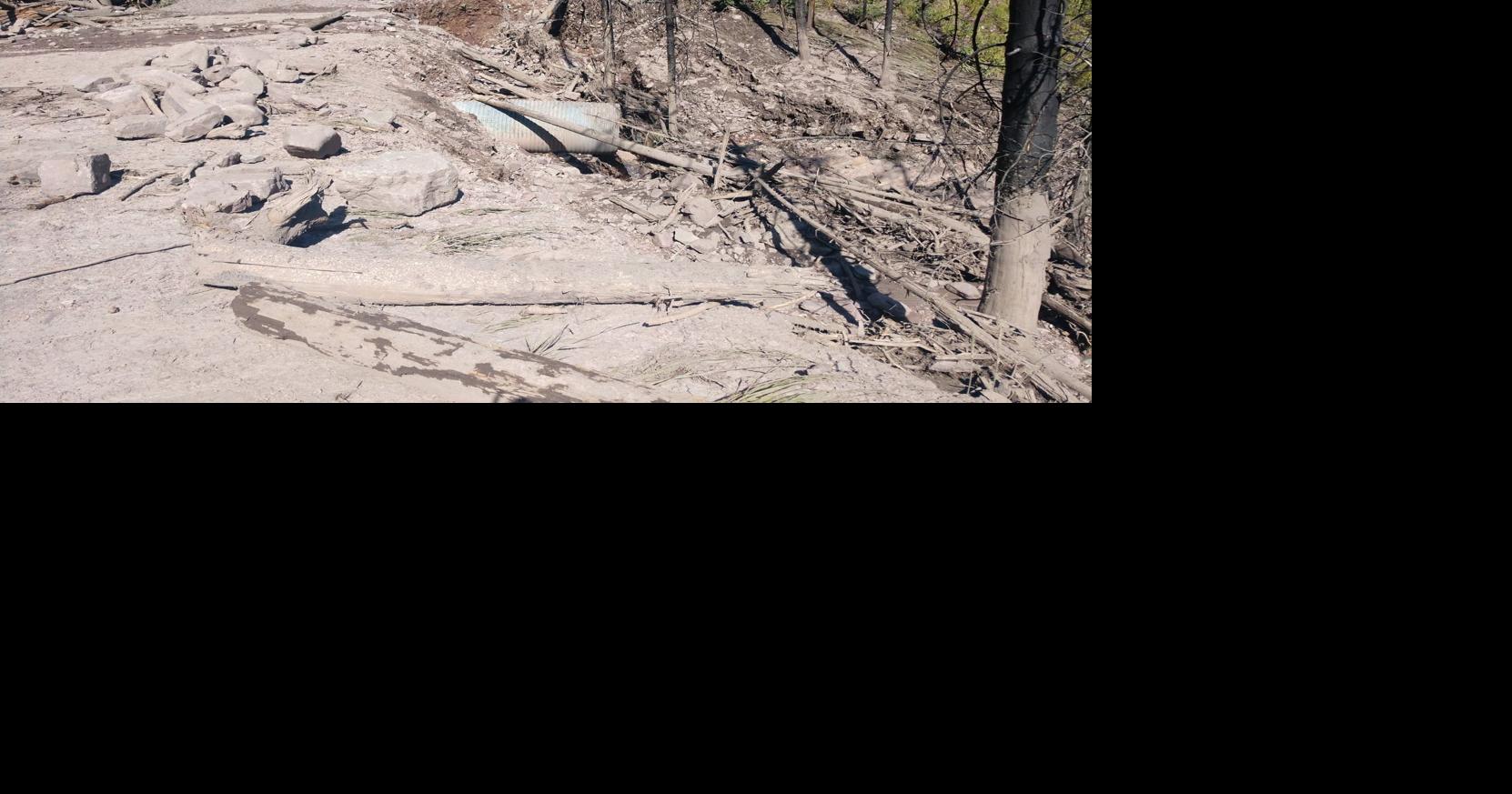 Lodgepole Trailhead access closed after mudslides leave tons of debris