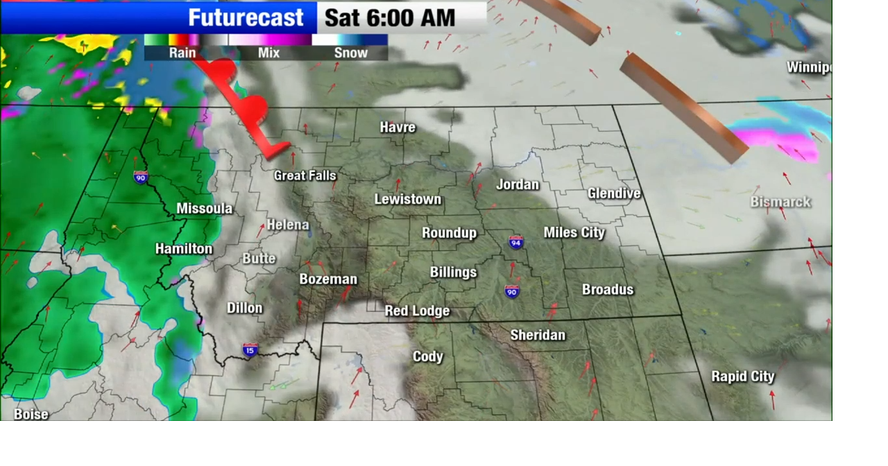 Rain showers, wind gusts slated across western Montana over the weekend