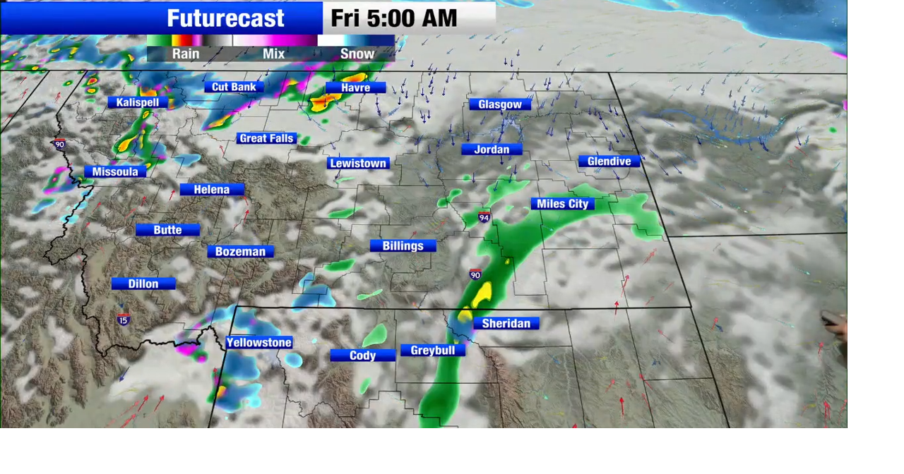 Snow and rain expected through the weekend | Montana Local Weather ...