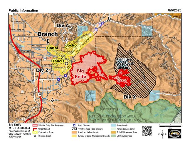 Officials rescind preevacuation warnings issued for East Fork Fire