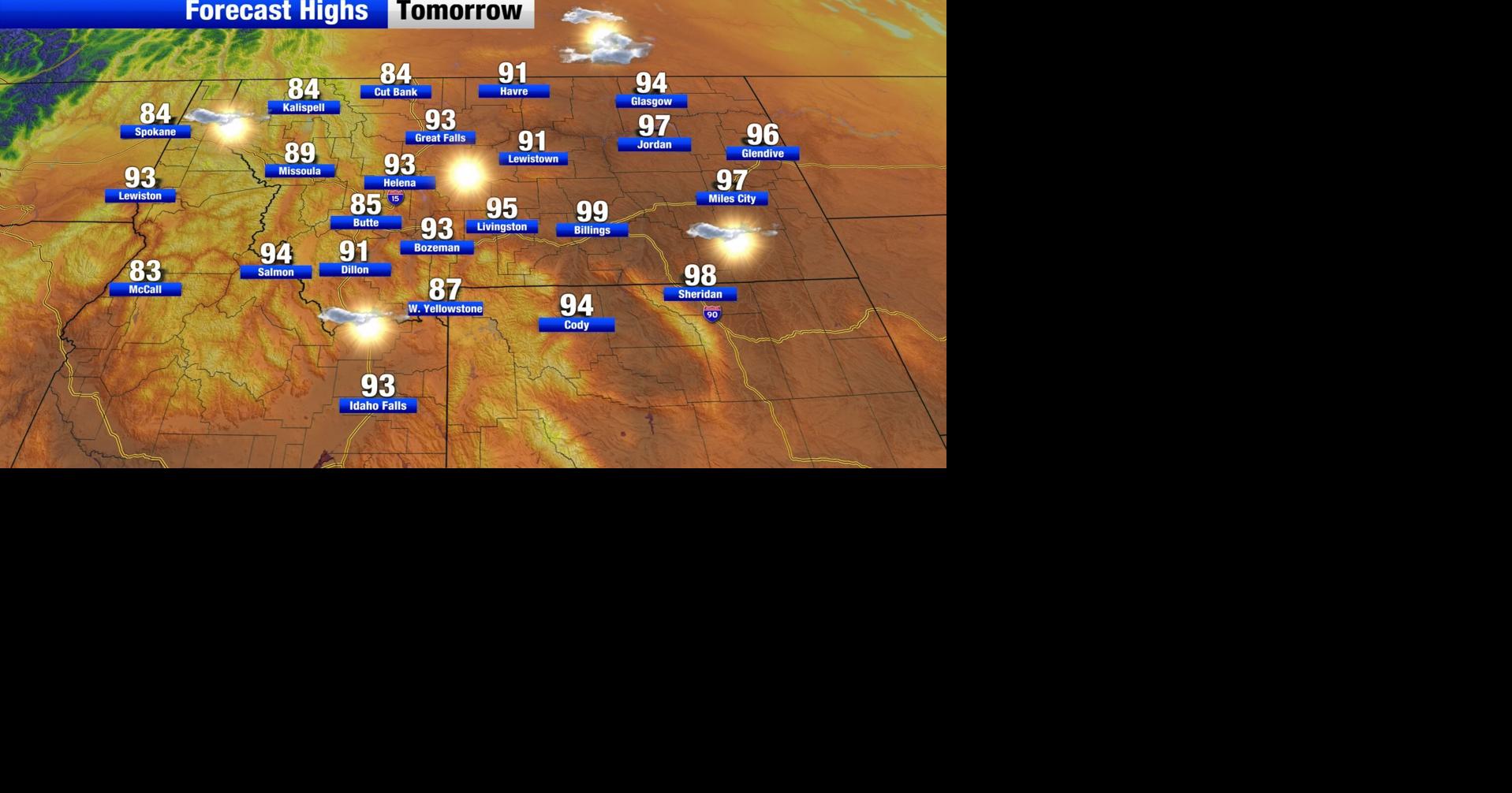Hot and dry weather expected through the rest of the weekend | Montana ...