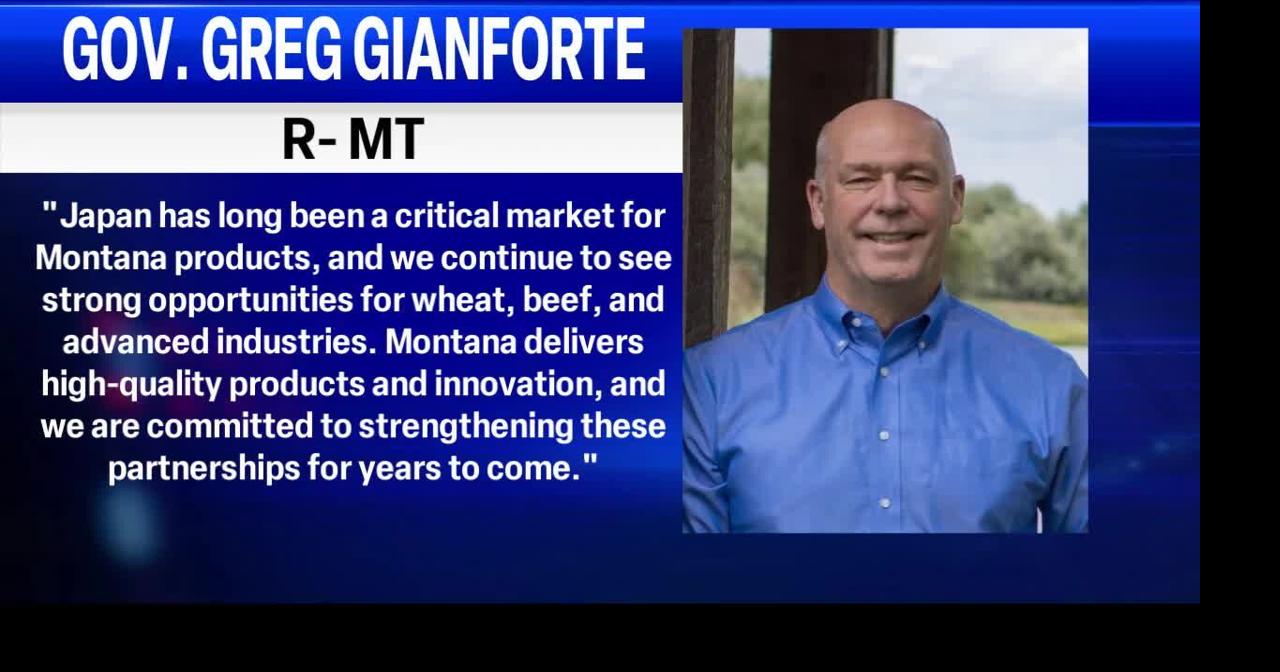 Governor Gianforte promotes Montana trade in Tokyo