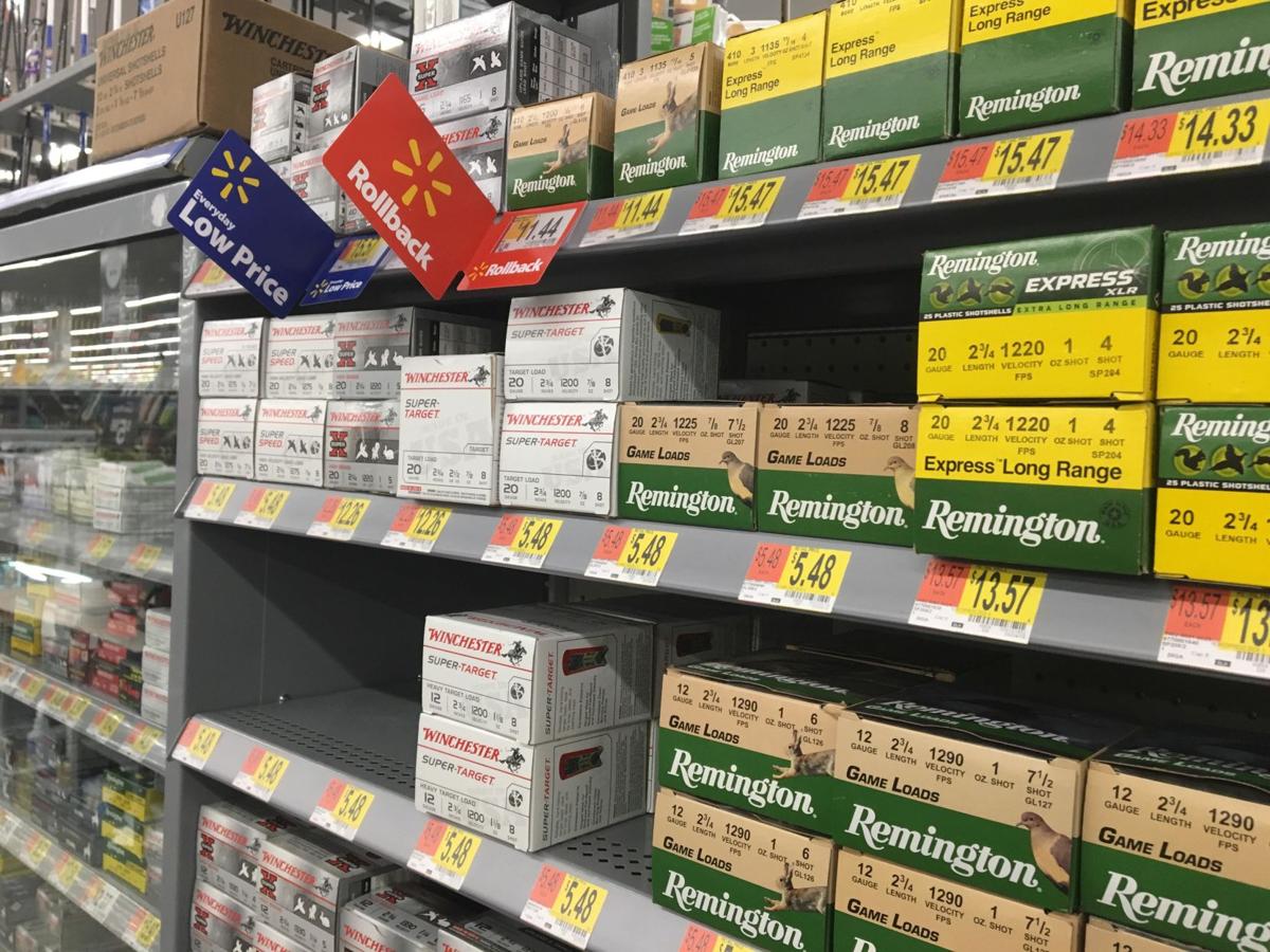 Guns, ammo going back on the shelves at Walmart