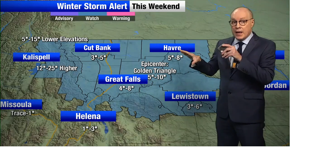 Major winter storm brings snow across parts of Montana | Montana Local ...