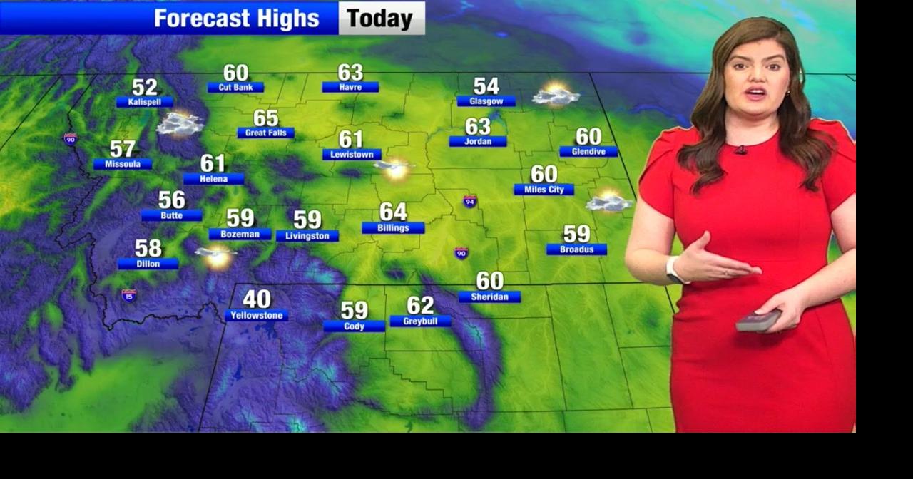 Dry and warm conditions today, with a cold front set to bring rain ...
