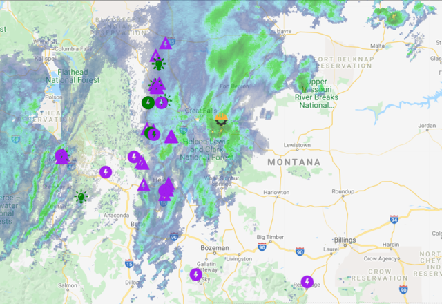 NorthWestern Energy's Electric Service Outage Map   montanarightnow.com