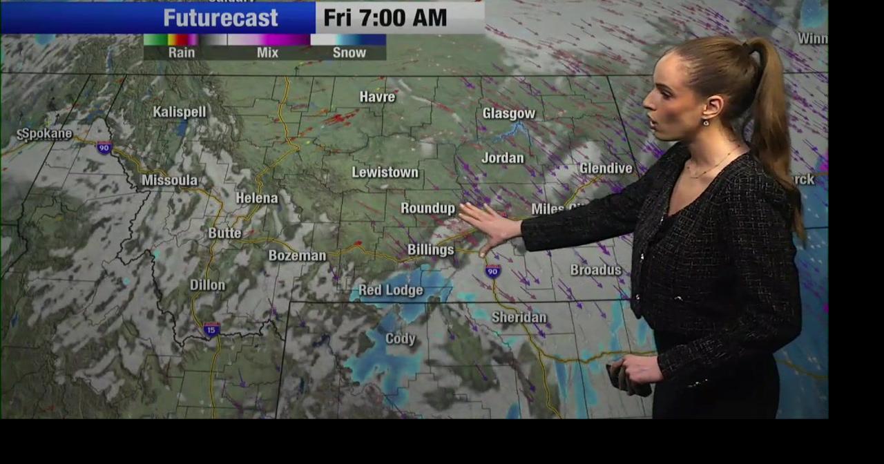 Snow and rain continue to hit south-central Montana | Montana Local ...