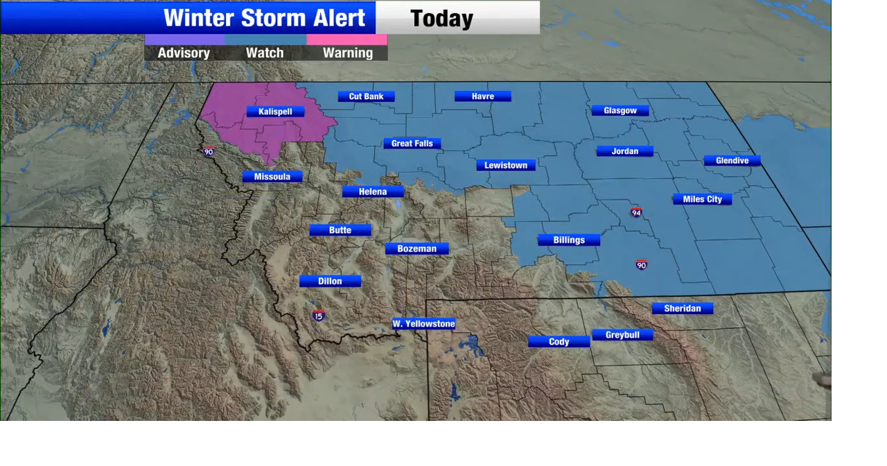 Snow and cooler temperatures heading into the weekend in Montana ...