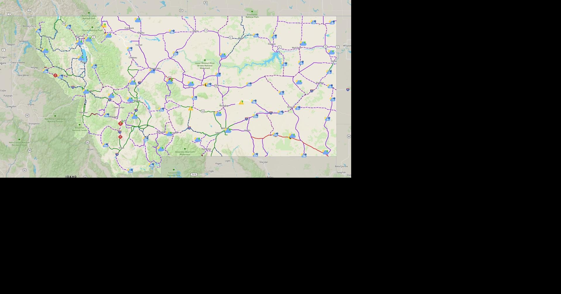 Highway 212 reopened from Crow Agency to Wyoming state line | Montana ...