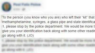 Are you missing your meth kit? The Post Falls Police Department might ...