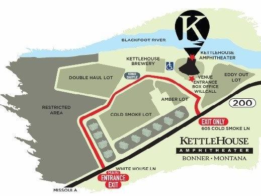 Here S Where To Park At The First Concert In Kettlehouse