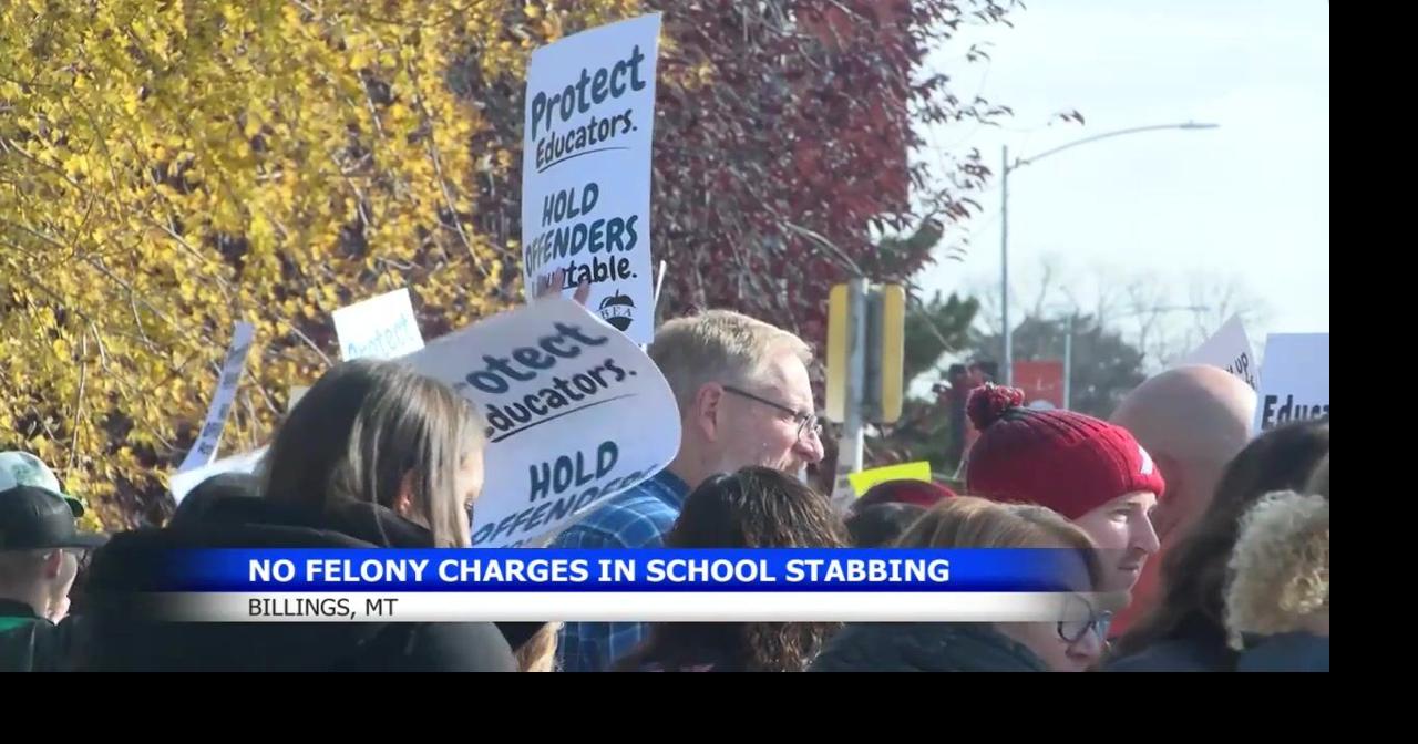 Billings students, educators protest decision not to pursue felony ...