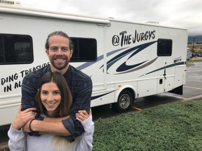 Husband And Wife Traveling The Country Burying Treasure News Montanarightnow Com Baby name reveal all over the world! husband and wife traveling the country