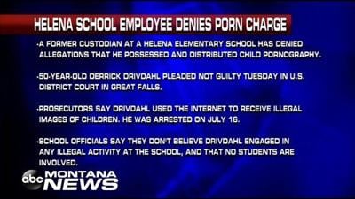 Former School Custodian Denies Child Porn Charge | Montana News ...