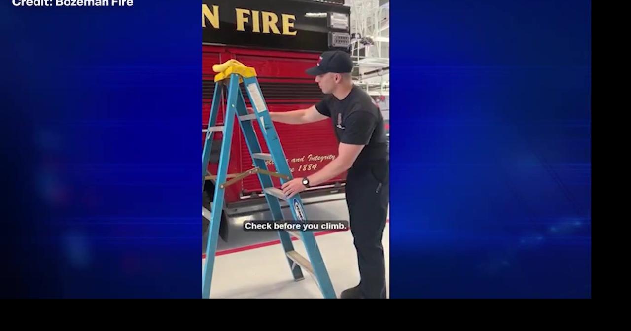 Bozeman Fire Department shares ladder safety tips after CDC reports ...