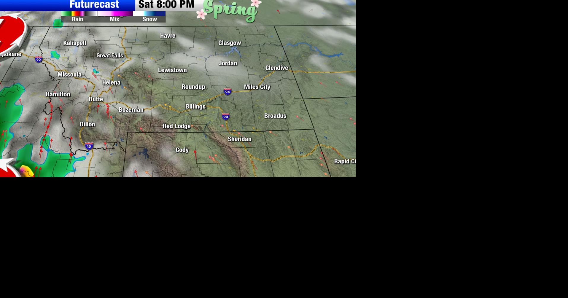 Saturday sees mostly dry conditions | Montana Local Weather ...