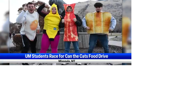 University of Montana students race for the Can the Cats - Can the Griz food drive - Vimarsana News