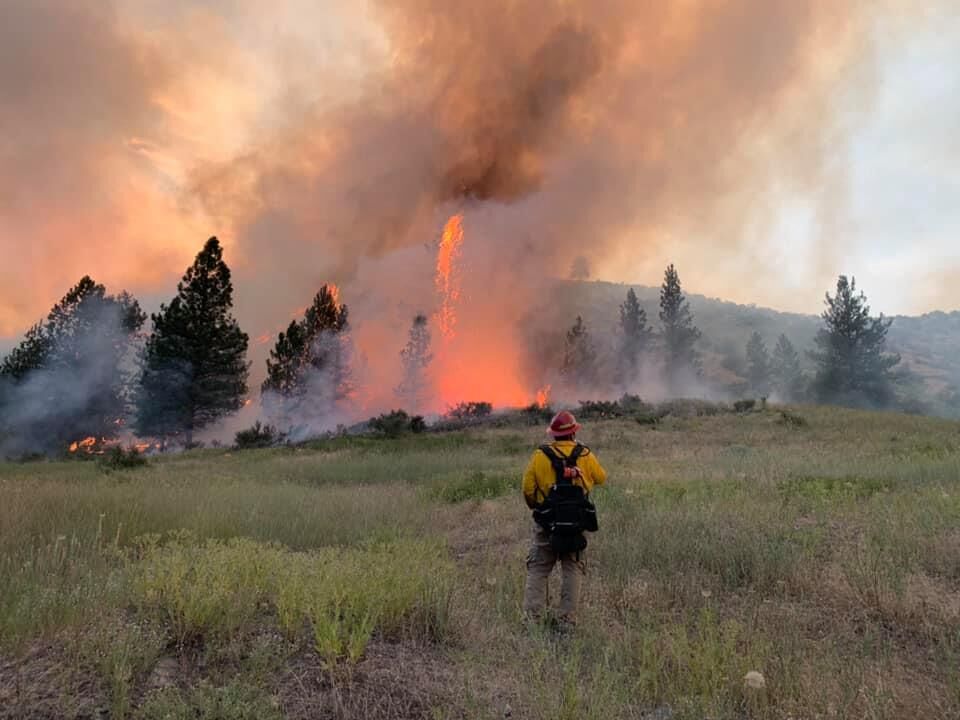 Clear Creek Fire Burning Near Perma Bridge 80 Contained Abc Fox Kalispell Montanarightnow Com