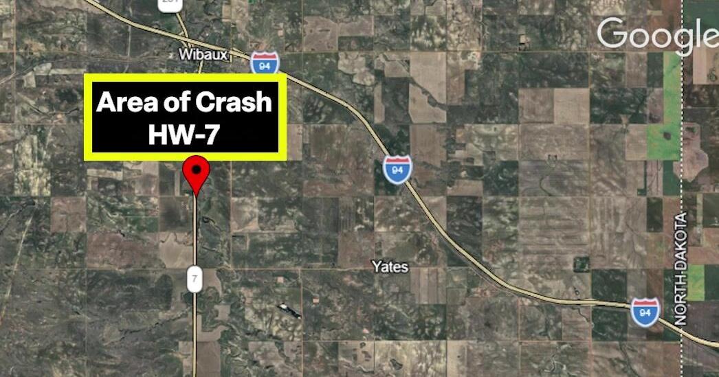 Truck crash on icy road closes Highway 7 near Wibaux