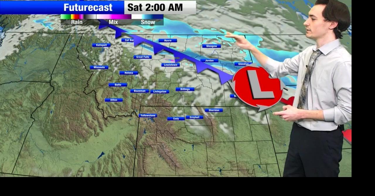 Gusty winds continue and light snow is forecast for portions of Montana ...