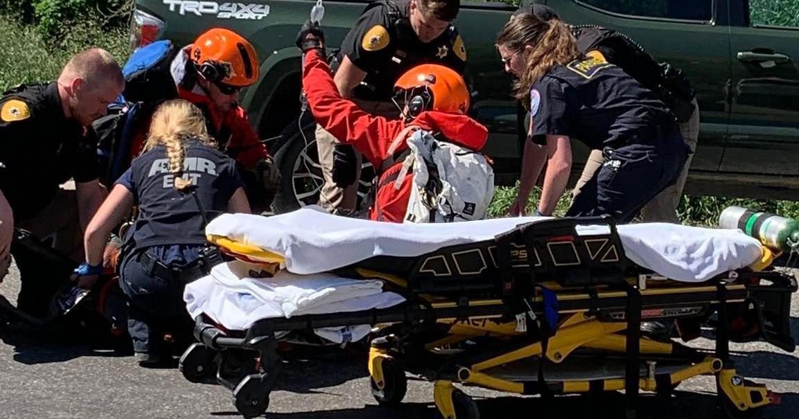 Paraglider injured after crashing below the “M” at the M Trailhead