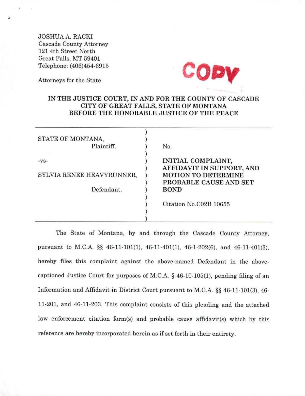 Court Documents | | montanarightnow.com