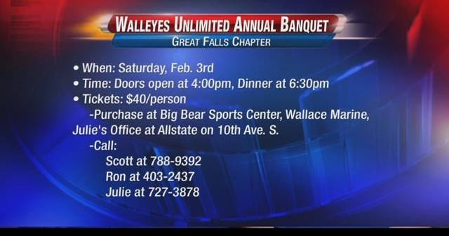 Walleyes Unlimited Annual Banquet in Great Falls