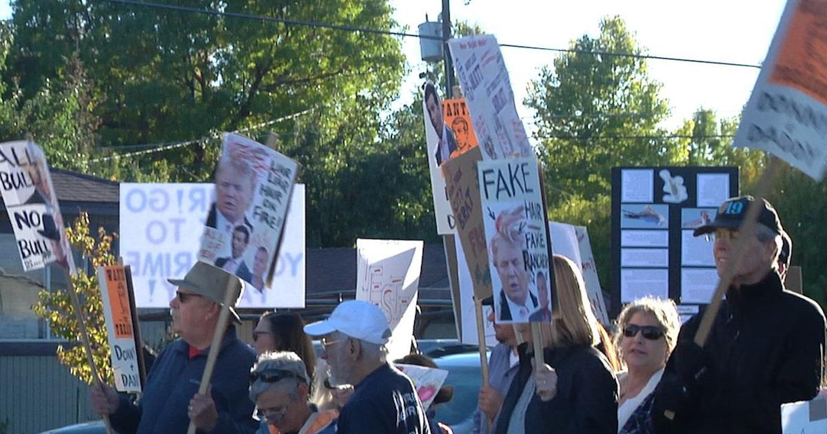 Protests grew tense outside Trump Jr. rally in Bozeman | Montana News ...
