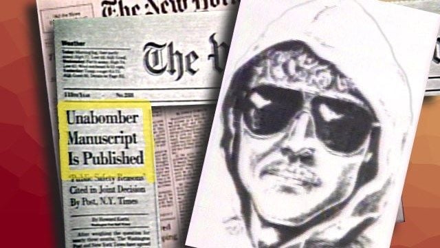 Unabomber Ted Kaczynski Police Sketch 2 Canvas Print  Canvas Art by Tony  Rubino  Fine Art America