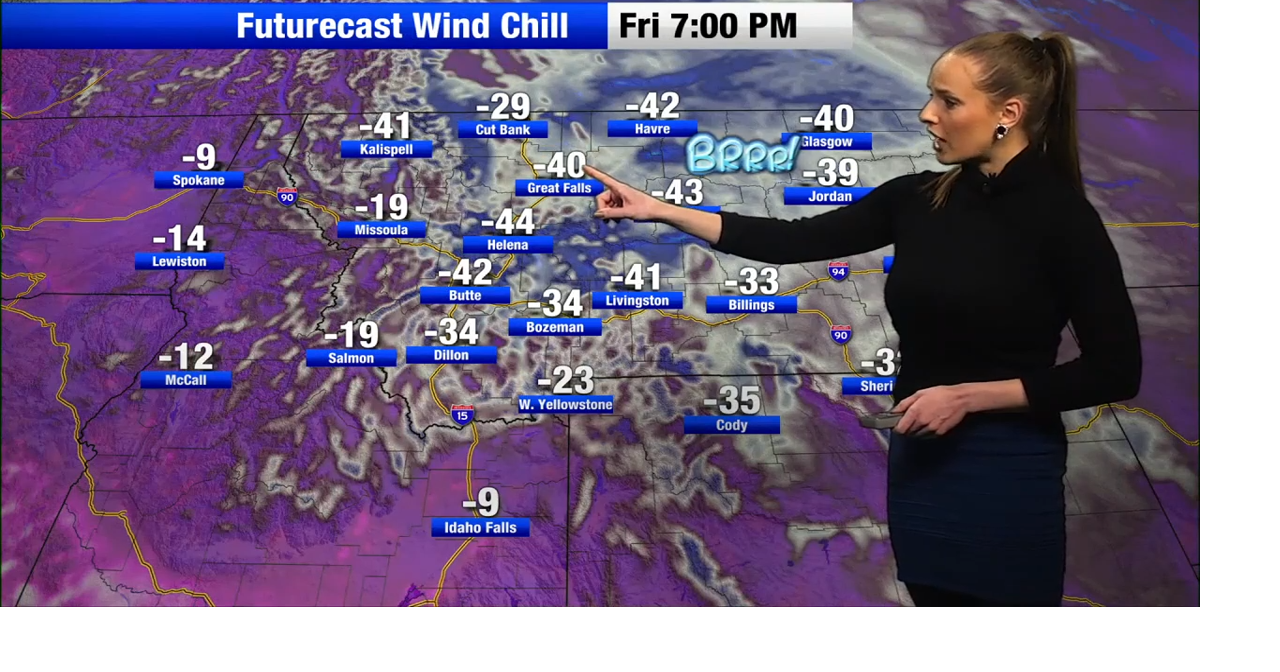 DangerouslyFrigid Wind Chills Persist Montana Local Weather