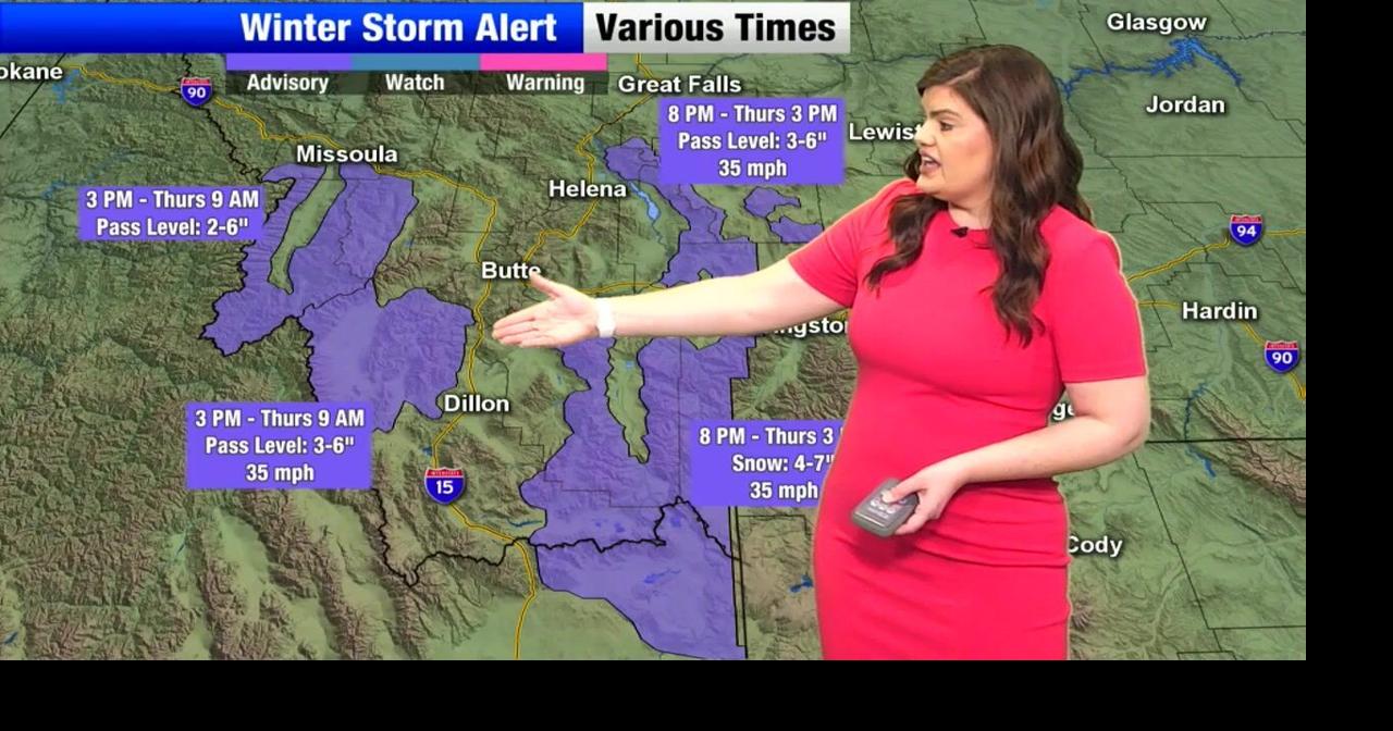 Cool and wet conditions arrive in western Montana today, tracking east ...
