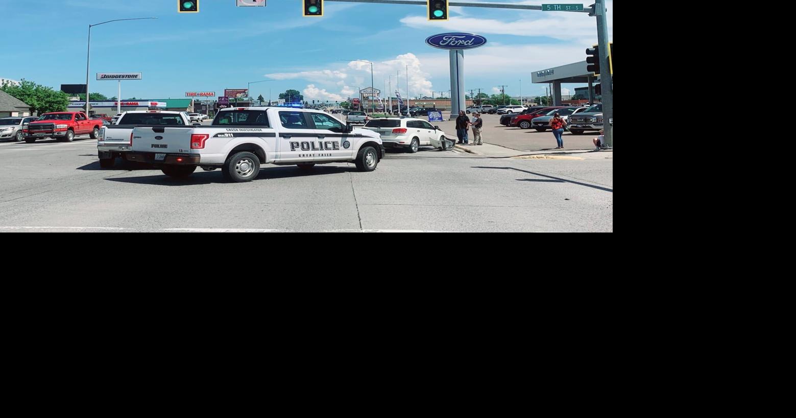 Traffic on 10th Ave. S in Great Falls rerouted due to crash Great