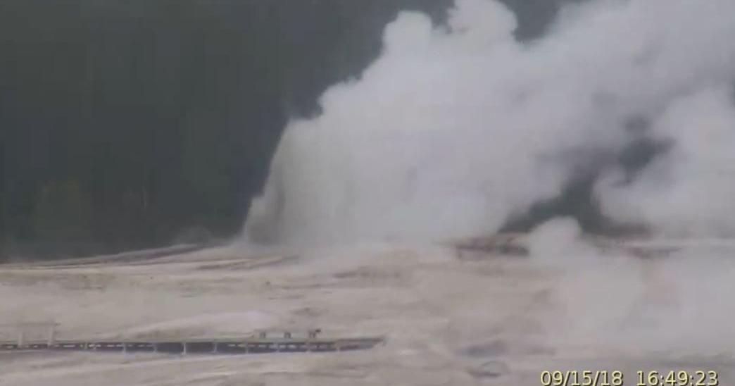 WATCH: Rare Ear Spring eruption caught on video at Yellowstone | News ...