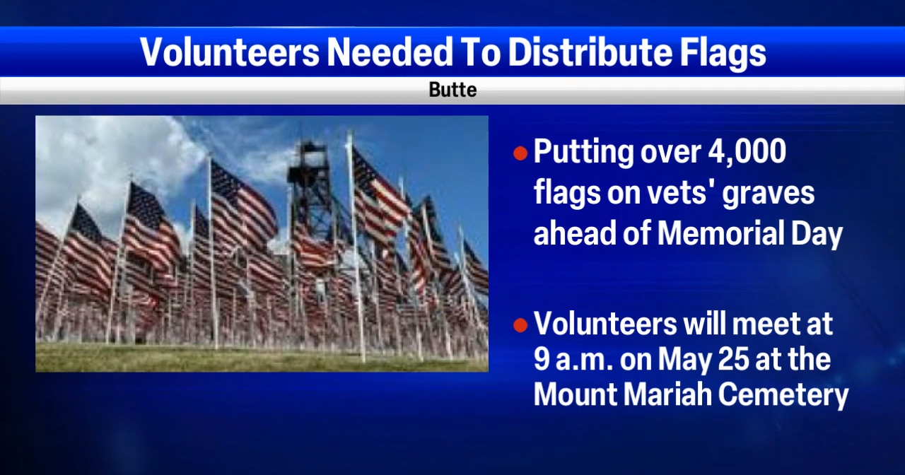 Butte-Silver Bow seeks volunteers to place over 4,000 flags on veterans' graves - Vimarsana News