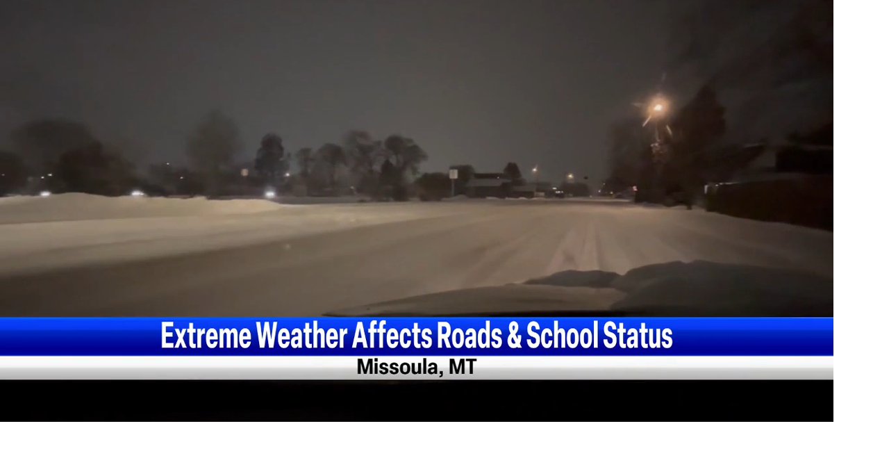 Western Montana experiences several school closures Wednesday due to