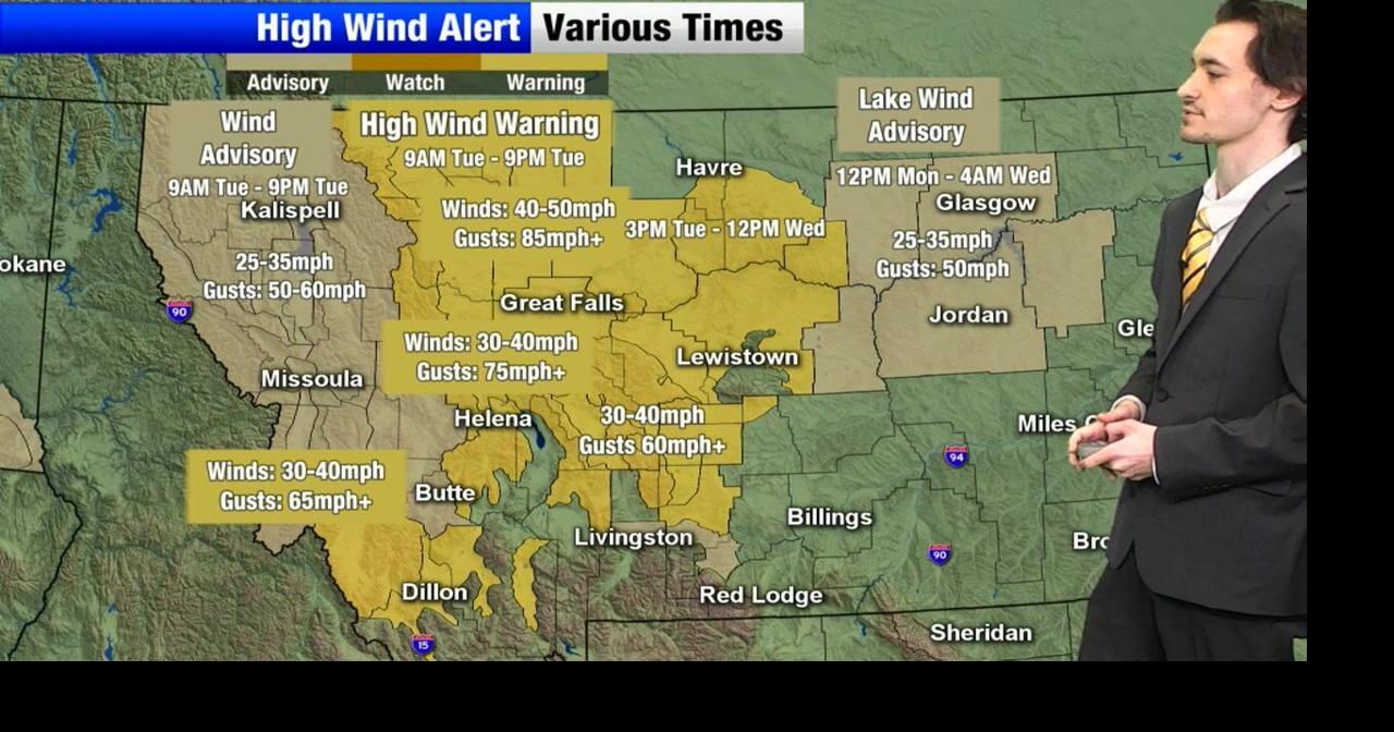 Warm, dry, and windy across Montana | Montana Local Weather ...