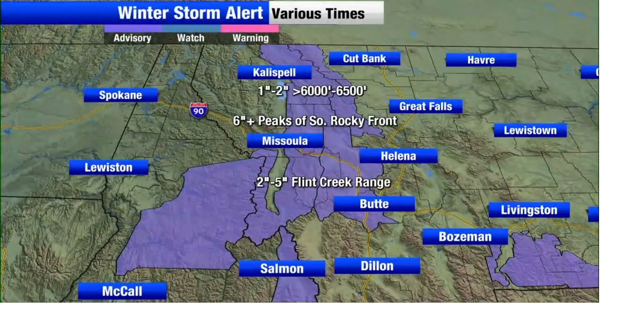 Rain ends soon, wind advisories active for Flathead and Fort Peck Lake