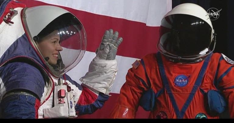 NASA unveils new spacesuits astronauts will wear on the moon, Mars