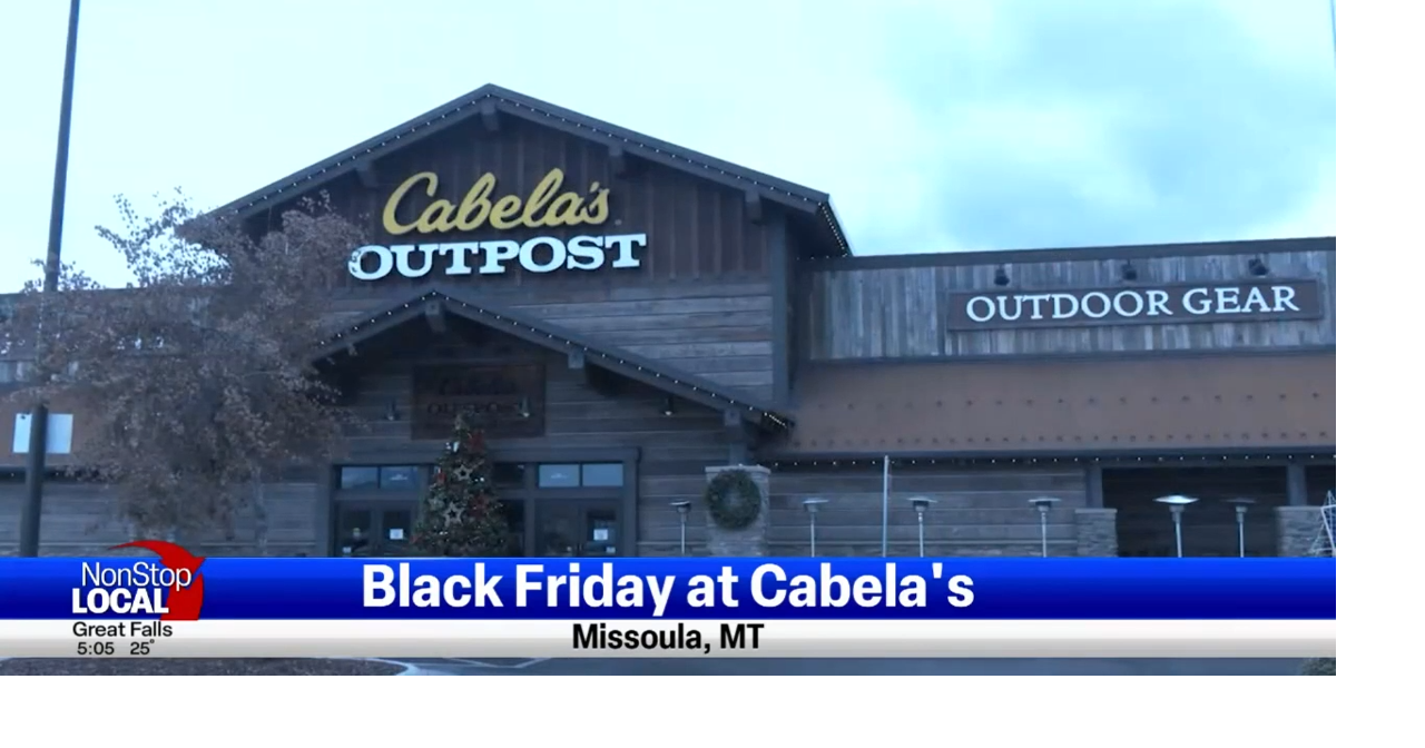 Black Friday sees long line outside of Cabela's form before store opens
