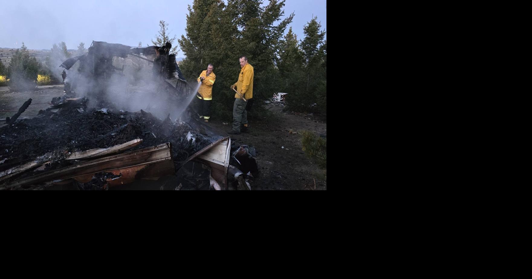 Fire destroys abandoned camp trailer in Rocker, no injuries reported ...