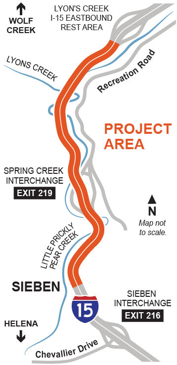 I-15 north of Sieben sees traffic shift, single-lane delays