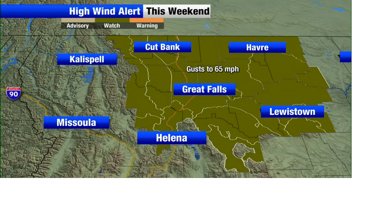 High winds come to central and eastern Montana this weekend | Montana ...