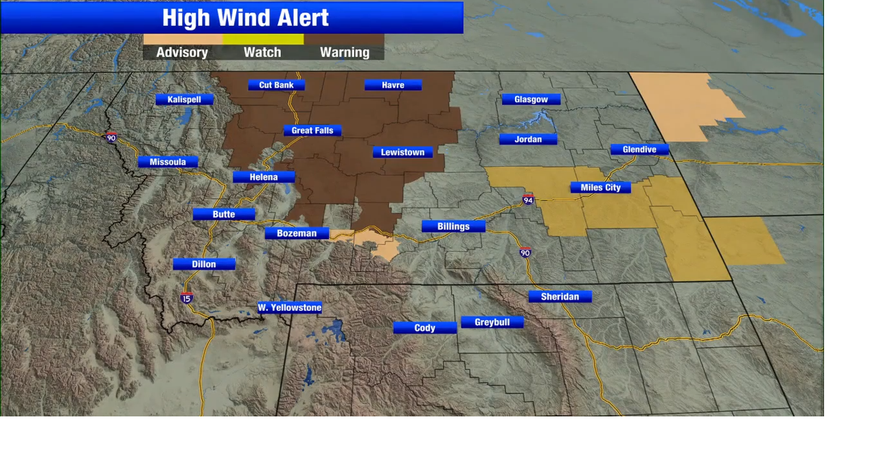 Windy day with a chance of rain in Montana | Montana Local Weather ...