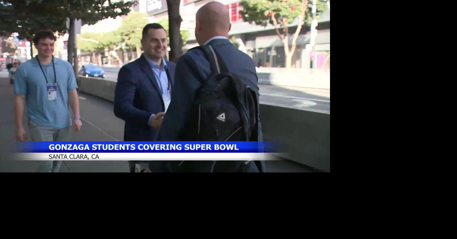 Gonzaga students cover Super Bowl with former SWX broadcaster in San Francisco