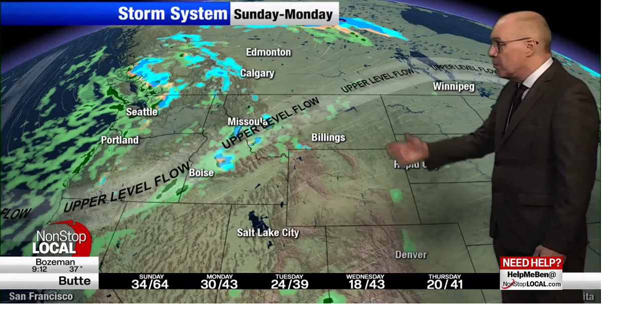 Rain and snow showers expected to hit parts of Montana | Montana Local ...