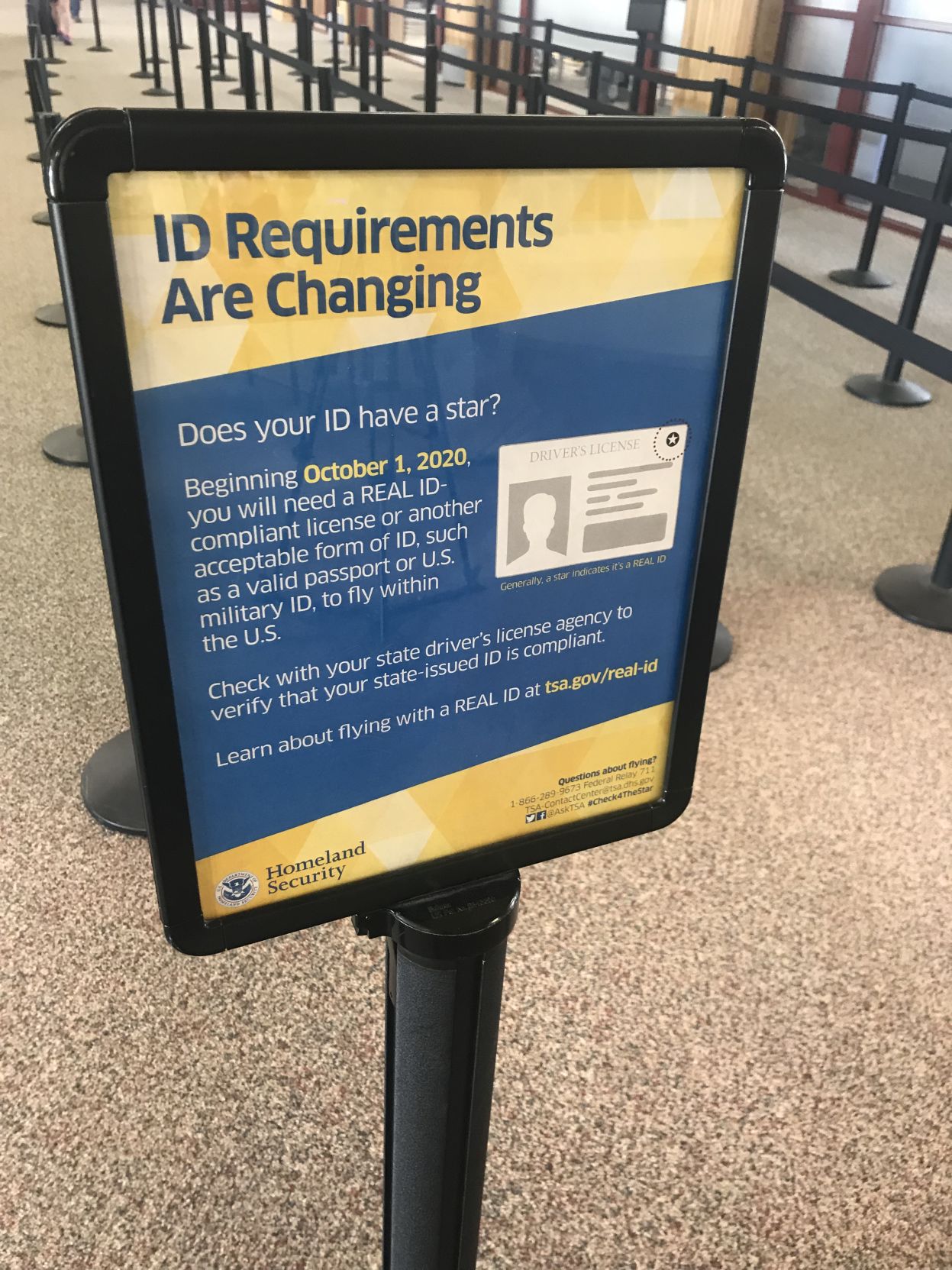 TSA reminding Montana residents to upgrade to REAL ID before October ...