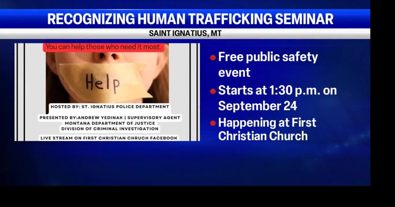 Montana to host free training on human trafficking awareness