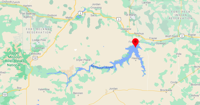 Fort Peck Reservoir Map Drowned Ice Fisherman Identified | All Abc Fox | Montanarightnow.com