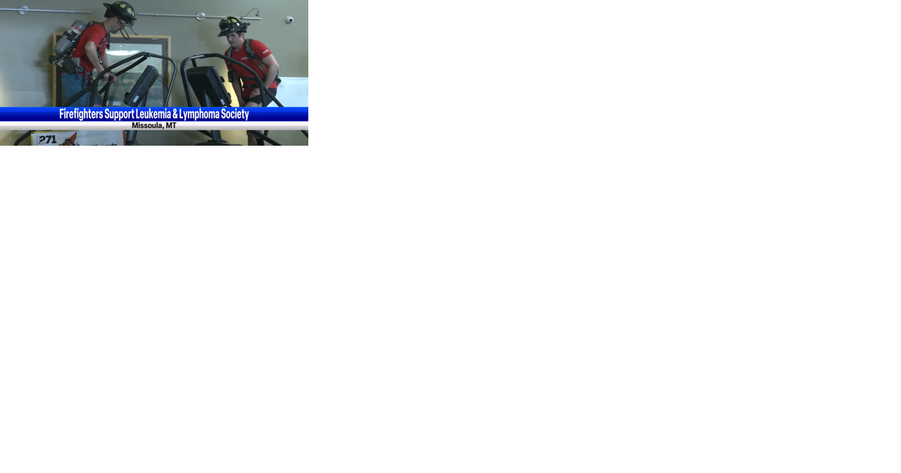 Firefighters in Missoula climb stairs for a cause