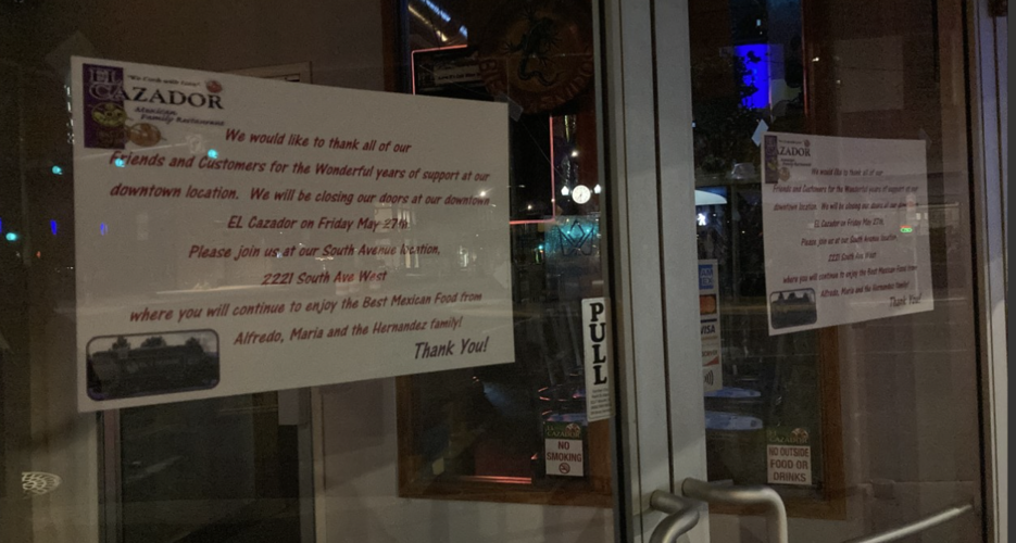 El Cazador closes downtown Missoula restaurant